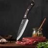 Stainless Steel Kitchen Chef Knife Set, Hand Forged Boning Knife Slicing Multipurpose Knife Kitchen Utility Butcher Cutting Paring Meat Cleavers