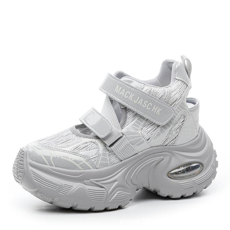 Inner height increase 1 new breathable dad shoes thick-soled mesh small sports and leisure shoes A