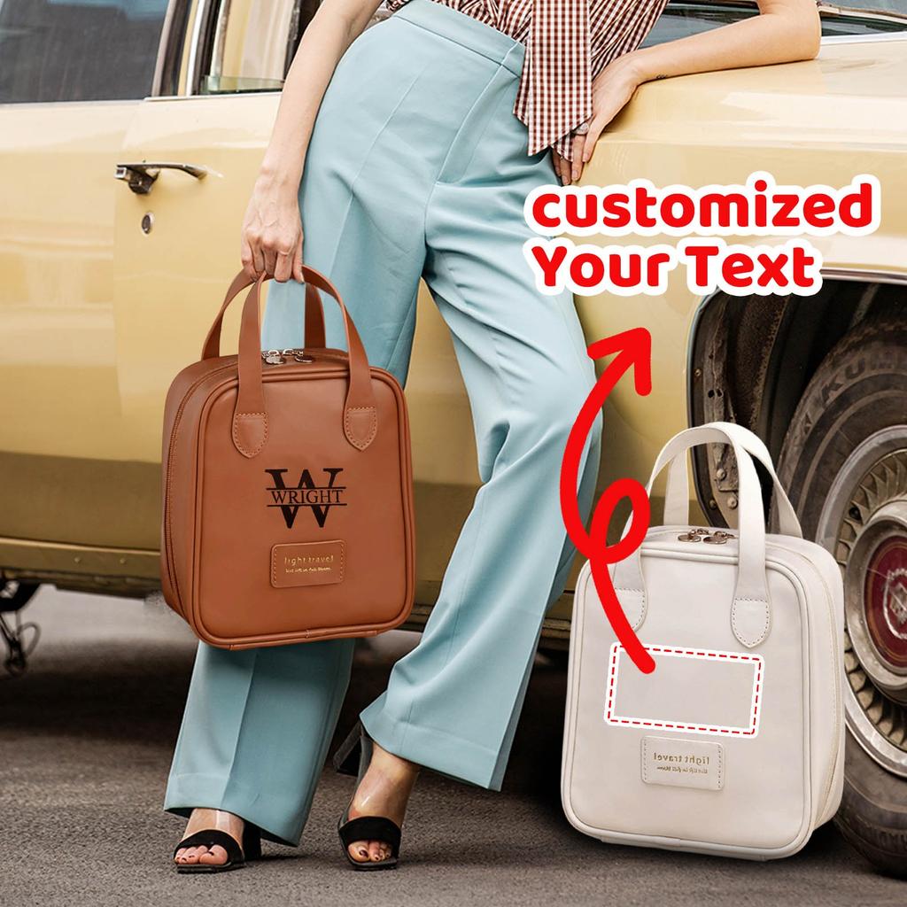 Customization -Personalized Toiletries Bag, Large Capacity Waterproof Storage Travel Bag