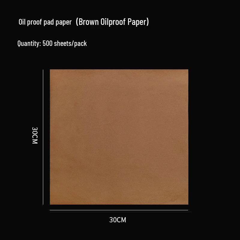 Oil-Proof Food-Grade Baking Paper: English Newspaper Design for Hamburgers and Placemat Use