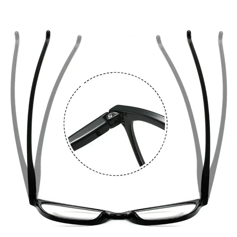 2026 New Fashion Photochromic Reading Glasses for Men Women Elderly, Business Single-Lens Anti Blue Light Presbyopia Eyewear