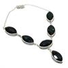 Lab Created Alexandrite Necklace 18" Adjustable Chain Marquise Cut Gemstone Gift