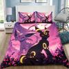 Cartoon Elves Duvet Cover Pillowcase Eevee Bedding Set Adult Boy Girl Bedroom Decoration Children Single Double Large Size