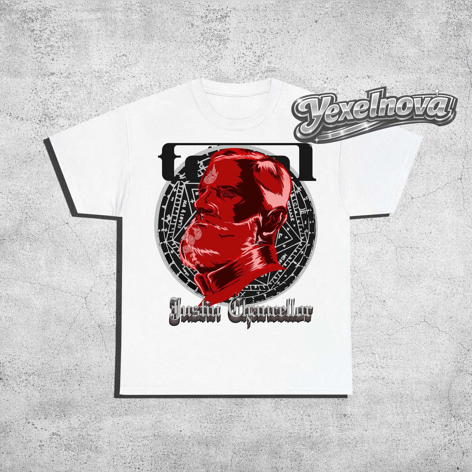 TOOL Justin Chancellor T-Shirt – Fear Inoculum, 10000 Days, Undertow Merch M