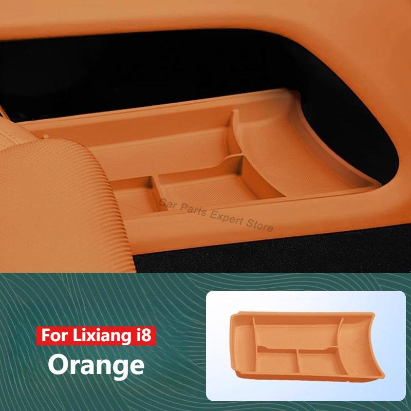 For Li Auto Lixiang I8 2025 Central Control Lower Storage Box Silicone Pad Car Armrest Organizer Interior Modified Accessories