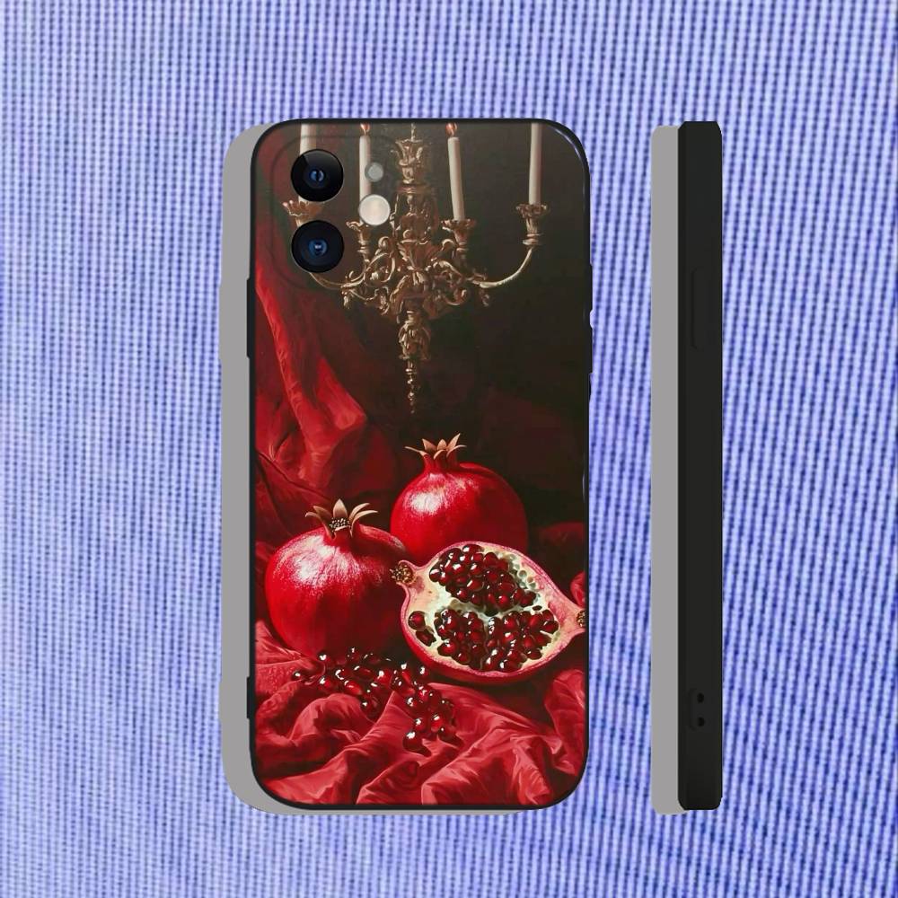 

Pomegranate Fresh Friut For iPhone 17,16,15,14,13,12,11,Air,X,XR,Pro,Max,Plus TPU Soft Skin-friendly Cover iPhone16