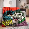 1 szt. Batman Joker Flanelowy Koc Lekki Miękki Ciepły Koc na Każdą Porę Roku do Sofy, Łóżka, Podróży, L1028107