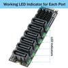 M.2 NVME M-Key PCIE 3.0 to SATA 6Gbps 6-Port Expansion Card NAS Synology Hard Drive Extended PCI-E Adapter Riser Card ASM1166 PM