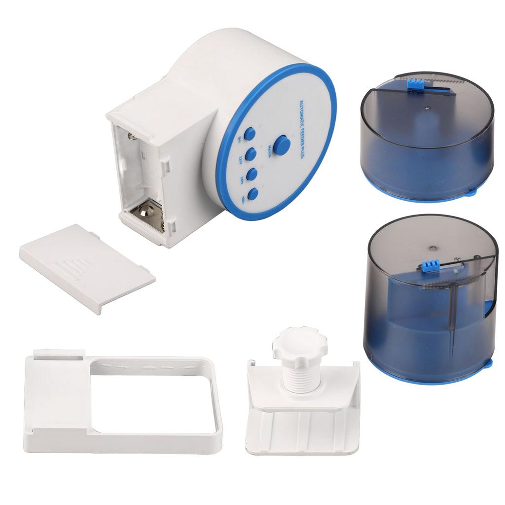 Automatischer Fischfutterspender Batteriebetrieben Einstellbare Zeitschaltung Intelligenz Fischfutterautomat für Fische