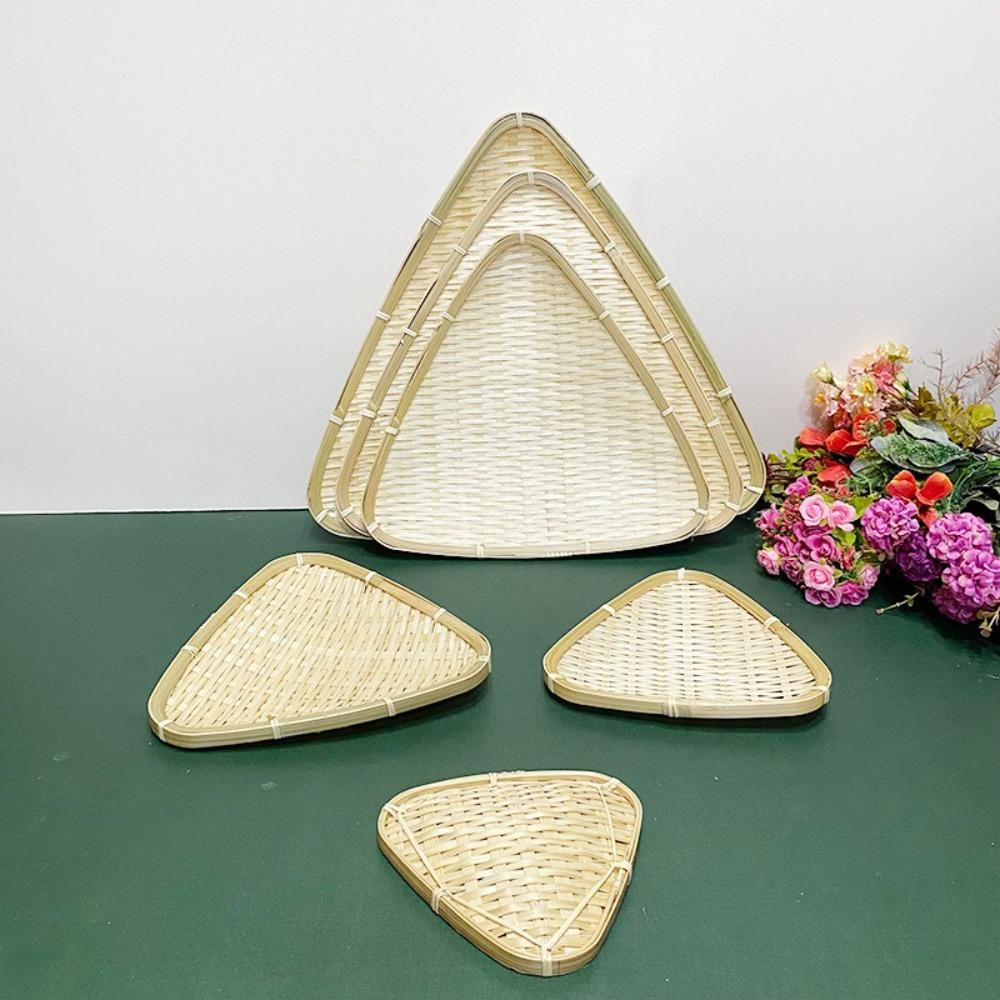 Woven Storage Basket Handmade Fruit Basket Versatile Serving Tray  for Kitchen