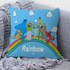 Cartoon S-Sesame-S-Street Pillow Cover Design Cushion Cover Decor Holiday Decorati