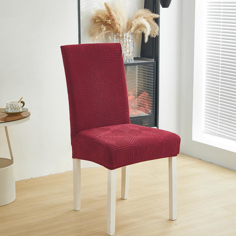 Thickened Jacquard Skirt-Free Chair Cover, Seat Cushion And Backrest All-Inclusive Dining Chair Cover, Hotel Home