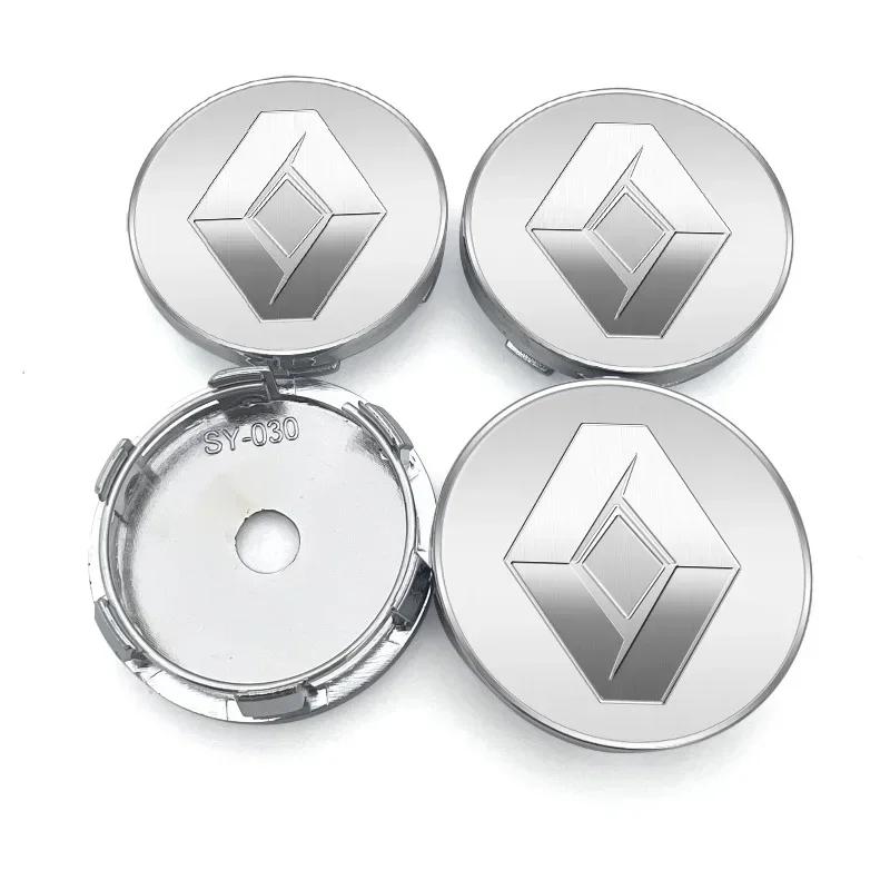 2026 Horké Pro Renault Pokličky Kol 4ks 60mm Pro Renault Clio Laguna 2 Megane 2 3 Duster Logan Captur Středová Poklička Kola Auta Pneumatika R