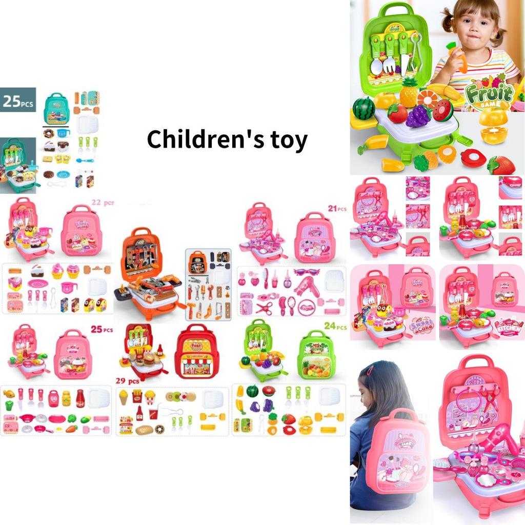 Versatile Children's Backpack Toy Set With Realistic Repair Tools For Imaginative Play
