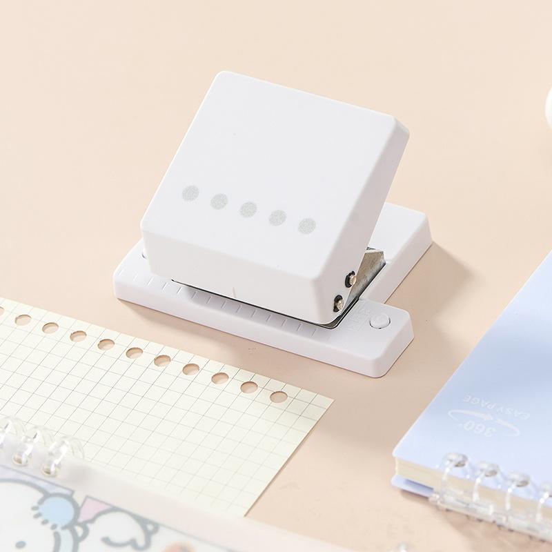 1PC Five-hole Punch, Binder Punch, Manual Punching Tool for A4, A5, B5 and All Kinds of Paper, Loose-leaf Book, Office School Supplies