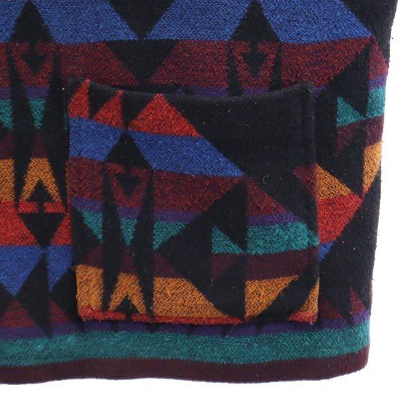 NEW GIRLS GENERATION 80s 90s Old native pattern coat M Black and others Women Used