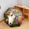 1 PC Automatic Folding Umbrella - Fantasy Unicorn Pattern, Portable & Foldable Design with 8 Ribs, Christmas Birthday Gifts