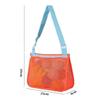 Kids Toy Storage Bag Quick-Dry Mesh Beach Shoulder Bag for Travel & Outdoor Play Breathable Lightweight Beach Bag