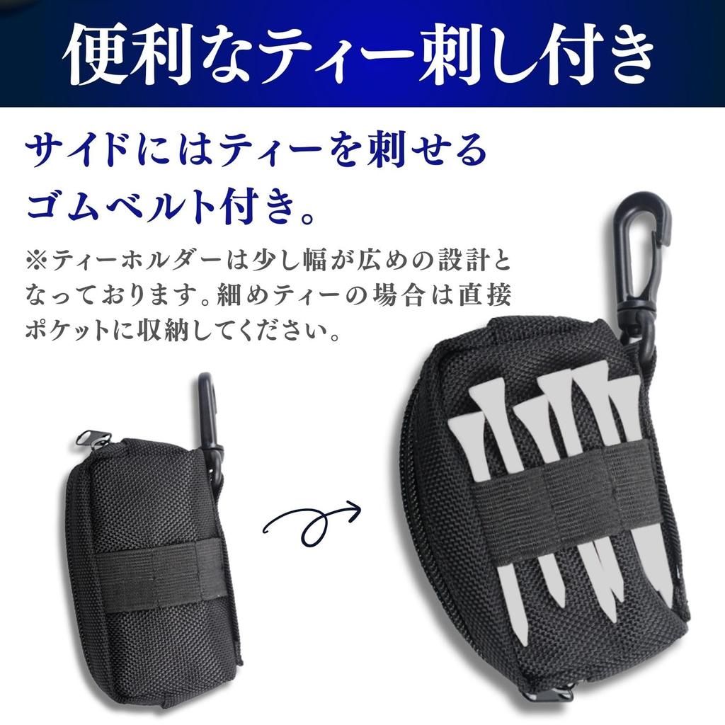 TLS LIFE Golf Ball Golf Ball Golf Ball Waist Tee Green Marker Case, Pouch, Holder, Pouch, Case, Fork,