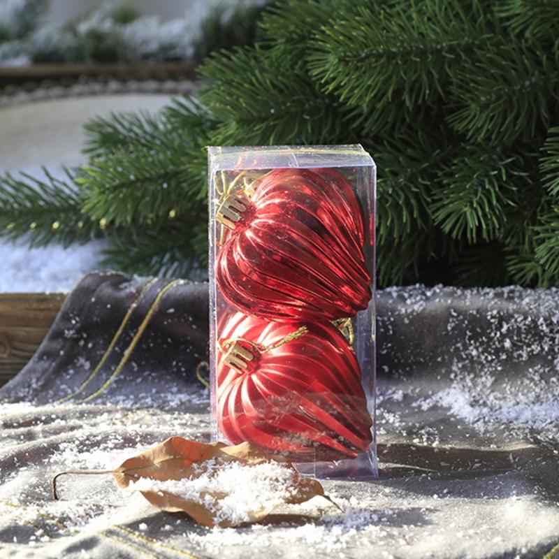 KX4B for Creative Christmas Plastic Christmas Balls Christmas Pendant Gifts for