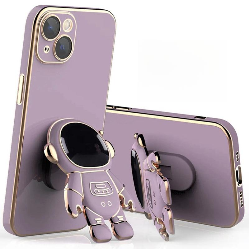 Suitable for Apple 15 Phone Case, Astronaut IPhone16promax14, Electroplated Silicone 13 Full Package