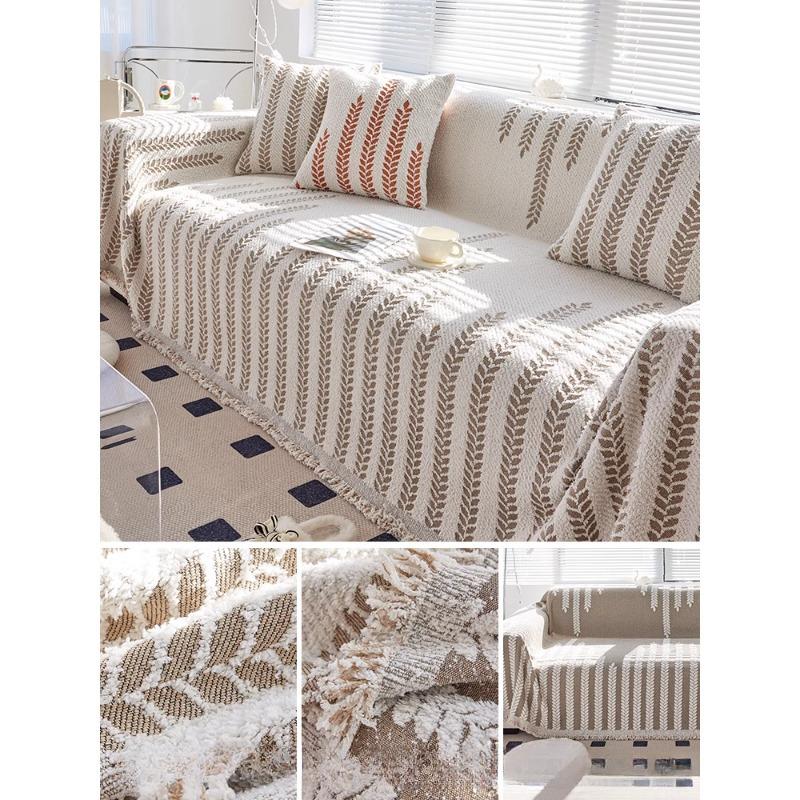 Bankovertrekstof, Licht Luxe, High-end Gevoel, Herfst- en Winter Universele High-end Bankdekenovertrek, Bankhanddoek
