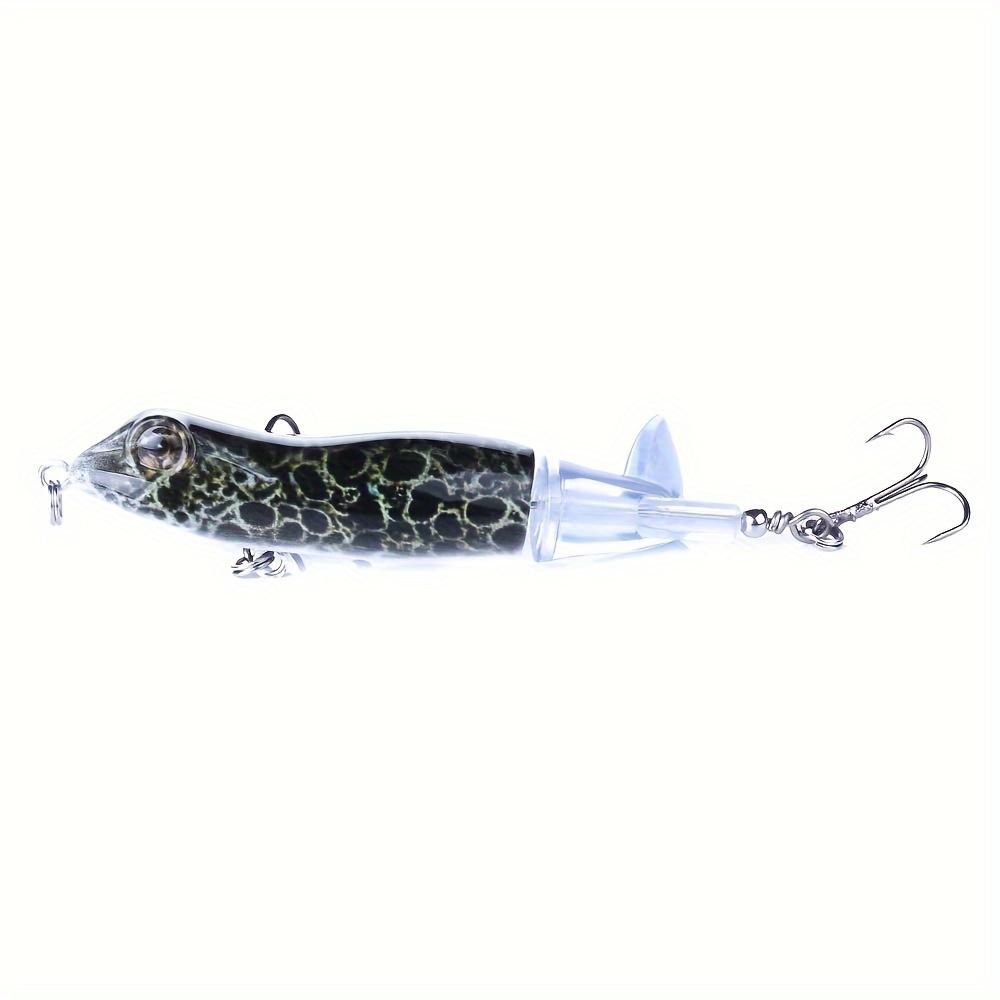 1Pcs 9.5cm/11g Topwater Frog Fishing Lures Rotating Tail Hard Bait Bass Trout Fishing Hooks Tools