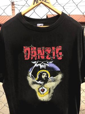 SALE Danzig Band Cotton Black Heavy Metal Band T-shirt Unisex T-Shirt