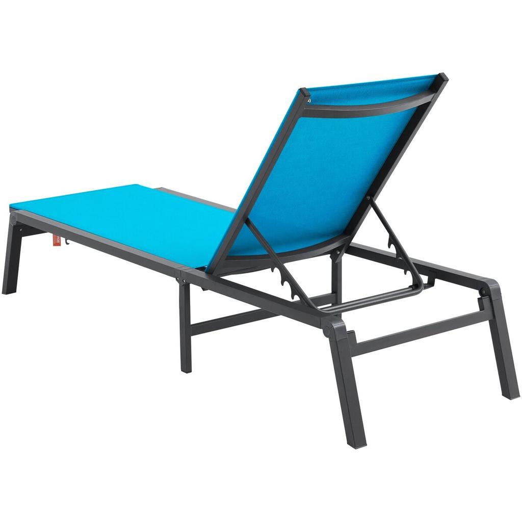 Liegestuhl Outdoor Terrassen-Liegestuhl mit verstellbarer 5-Position
