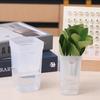 5/1PCS Self Watering Flower Pots Plastic Plant Pot with Drainage Holes Transparent Planting Flower Pot Home Garden Accessories