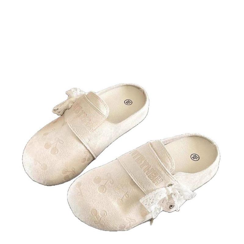 One-pedal Sandals Women's New Summer with Skirt Bag Head Half Slippers Lazy Shoes