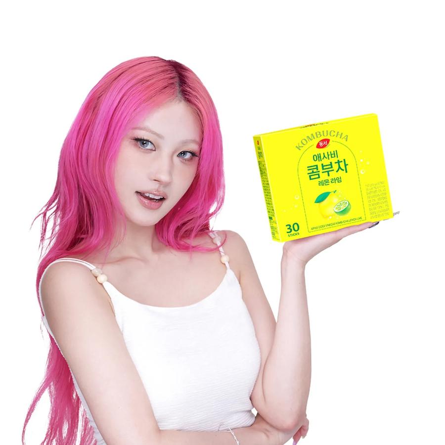 Dongsuh Apple Cider Vinegar Kombucha Lemon Lime 150g (30 Sticks) Lime 150g (30 Sticks)