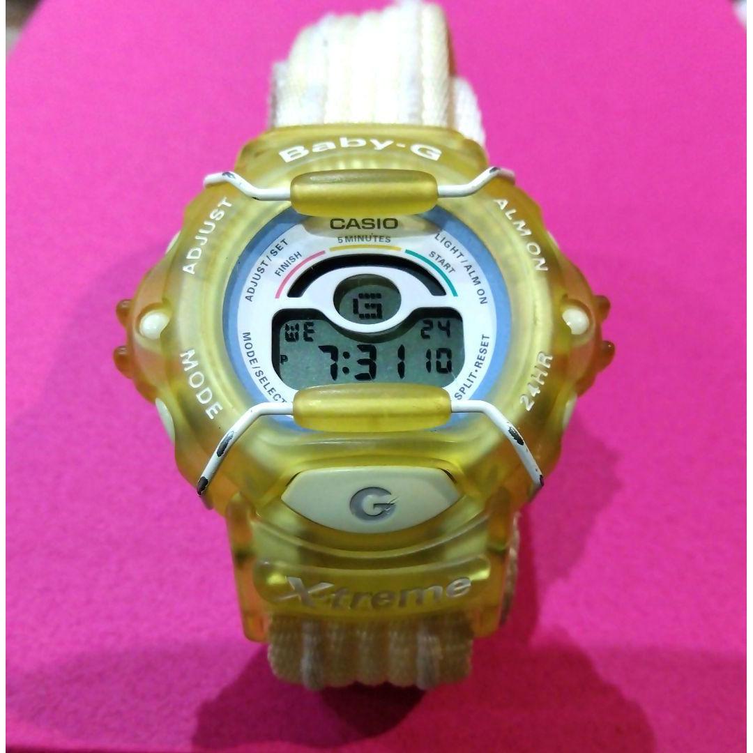 Used CASIO Baby-G Xtreme digital watch body antique