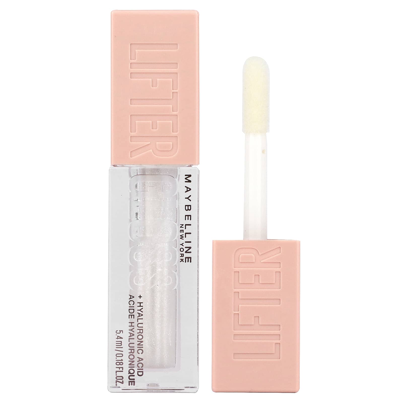 

Maybelline, Lifter Gloss + Hyaluronic Acid, 001 Pearl, 0,18 жидких унций (5,4 мл)