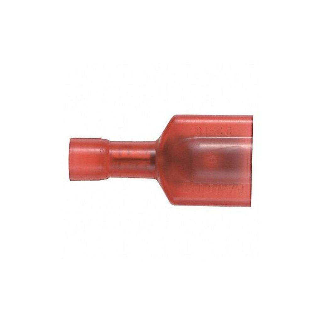 Panduit DNF18-250FIB-C Crimp Terminal, Fully Insulated, Female, Plug-in Type