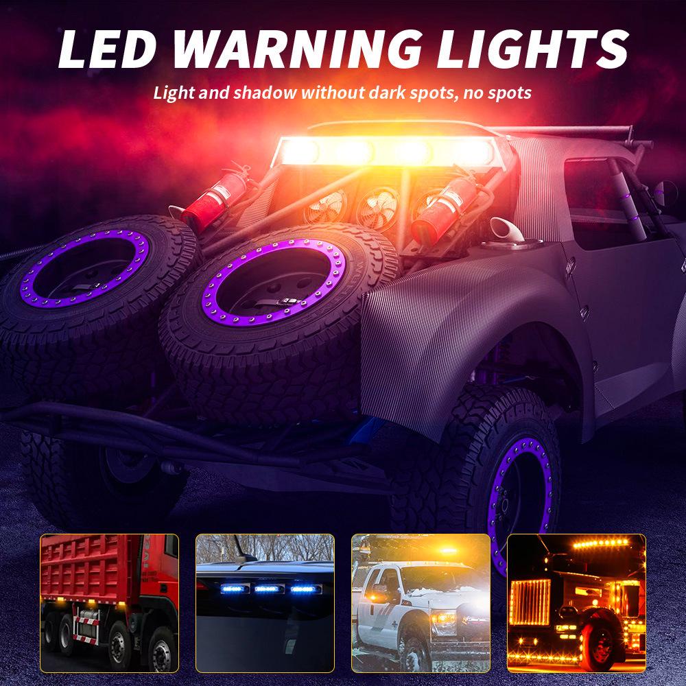 Dual-Color 45 LED Tail Light for Pickup Trucks: Combination Brake and Sequential Turn Signal Light, 12-24V.