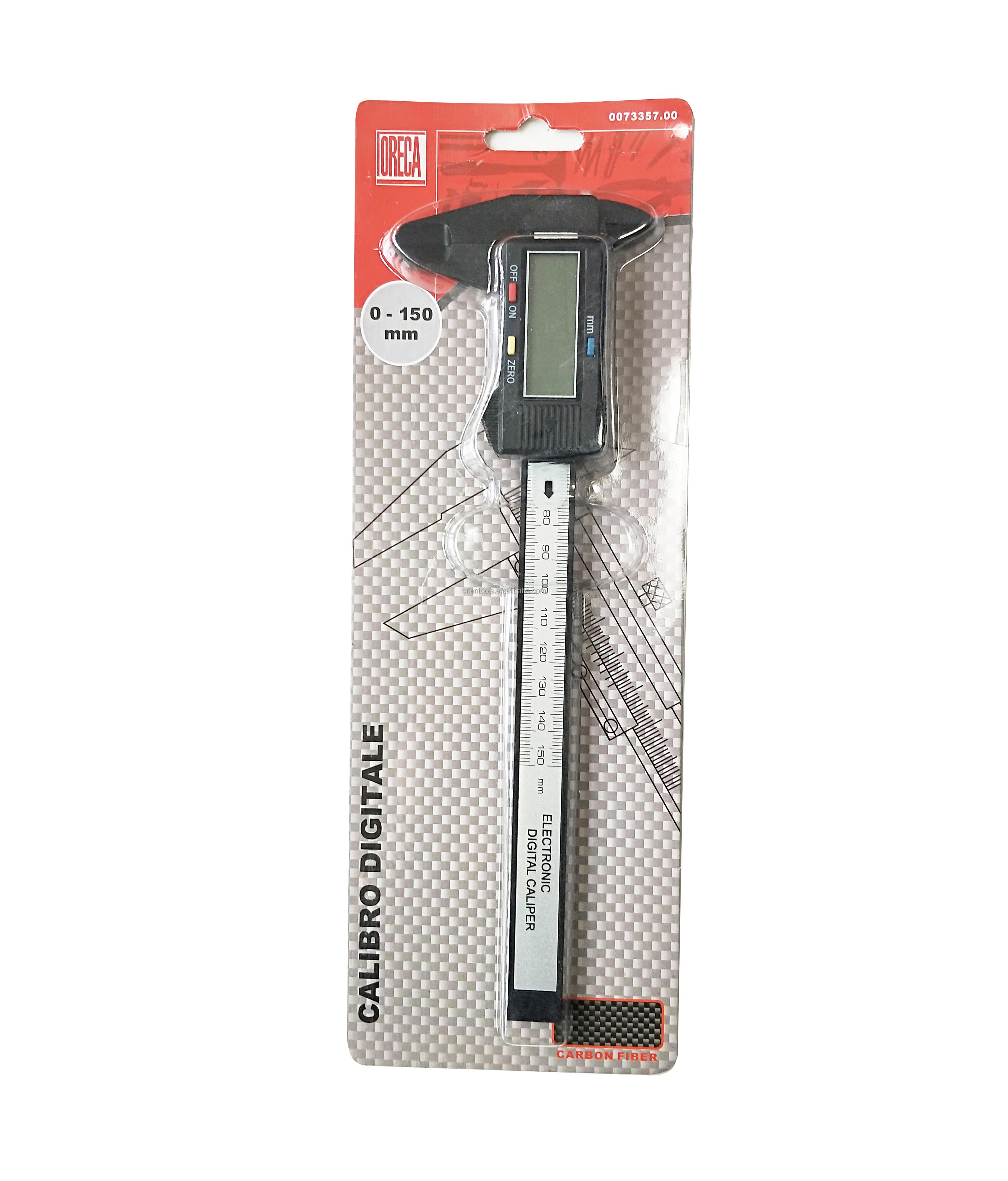 150mm 6 Inch High Quality Plastic Digital Vernier Caliper 0-300 mm чёрный