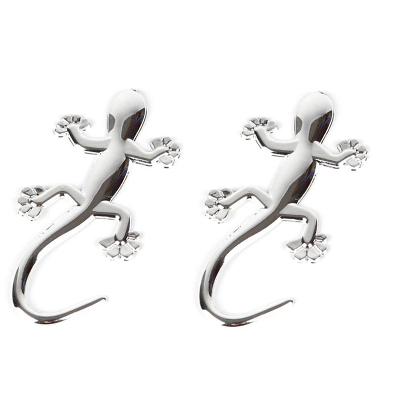Kreativer Eidechse Gecko Autoaufkleber 3D Metallemblem Abzeichen Auto Motorrad Styling Aufkleber Decals Tier Dekoration Auto Zubehör