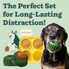 Luxury Modern Interactive Slow Feeder Treat Dispensing Dog Chew Toy Sustainable Rubber Silicone Ball for Pet Movement Training