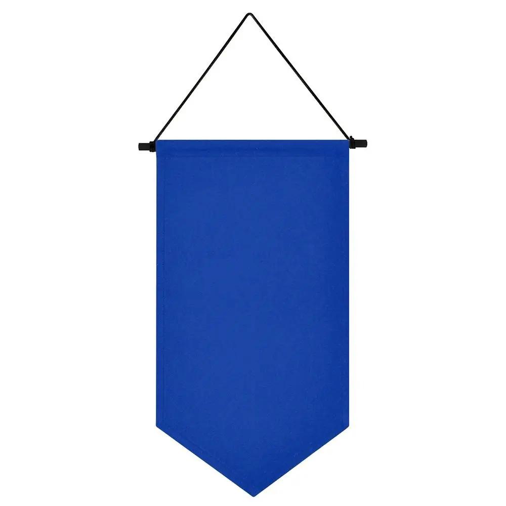Triangle Flag Wall Hanging Canvas Banner Hanging Brooch Pin Display Durable Multifunctional Badge Storage Pin Display Pennant