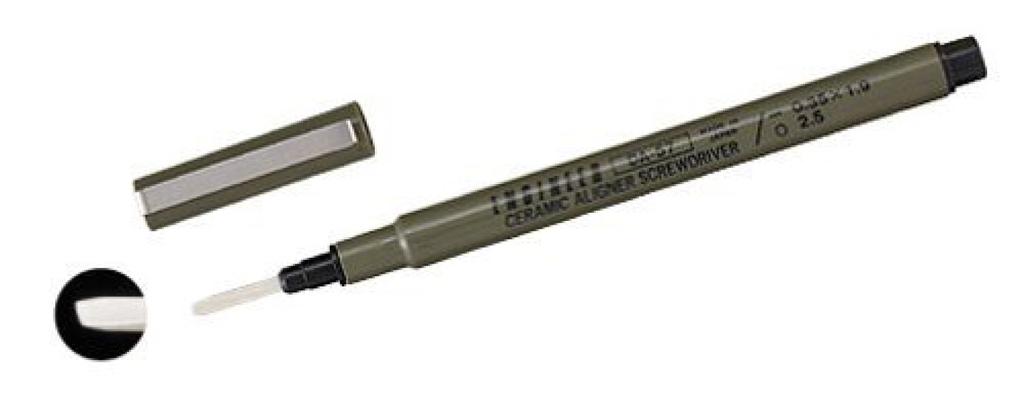 ENGINEER Keramik-Einstellschraubendreher x -0.35 1.95mm DA-57