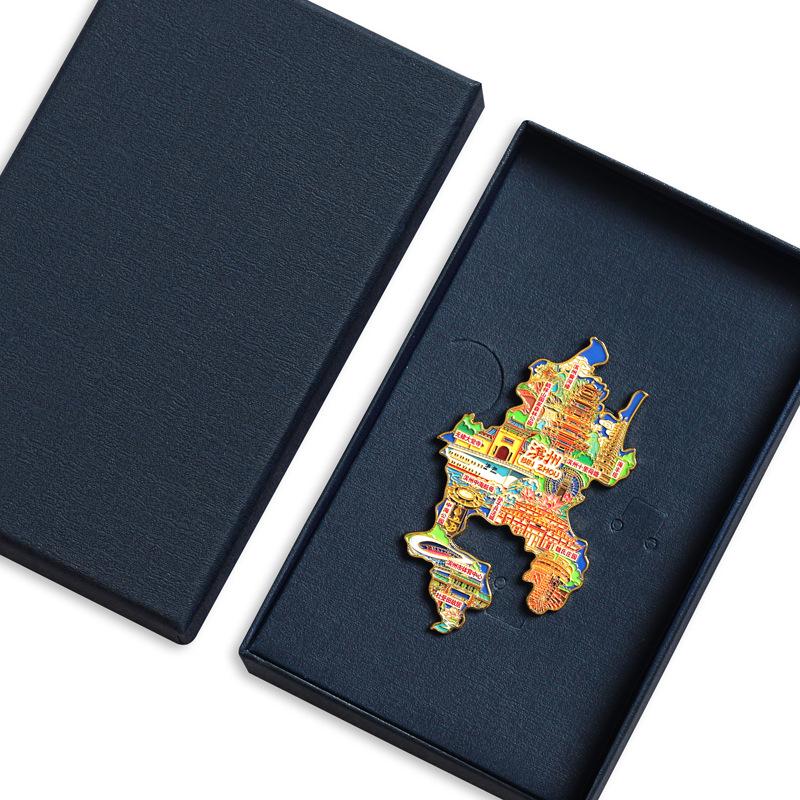 Binzhou Gelber Fluss Turm Magnet, Haifeng Pagode & Zhonghai Park. Kulturtourismus-Geschenk.