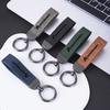 Porte-clés de voiture vintage en cuir avec anneau porte-clés rotatif à 360 degrés pour Citroën C1 C2 C3 Vts C4 Saxo C4L Berlingo C5 C6 C8 Xsara Picasso