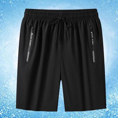 Heren Ice Silk Stretch Strandshorts - Casual Zomer Sportkleding