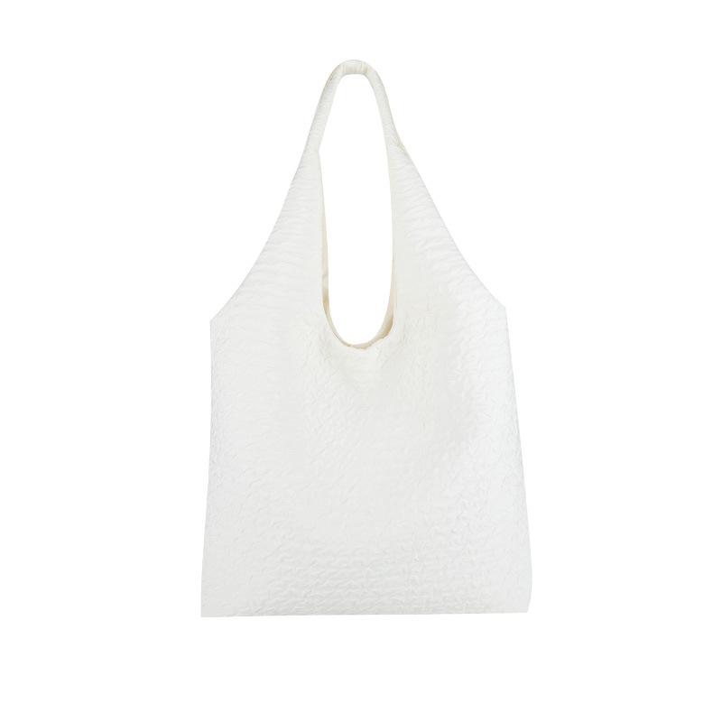 

Однотонная большая вместительная сумка-тоут женская сумка через плечо бежевый