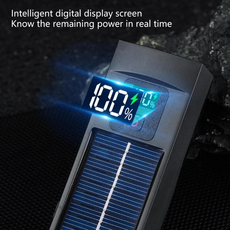 Solar Bike Light Headlight Bright Bicycles Flashlight LED Bike Front Lamp Solar Rechargeable Bicycles Headlight