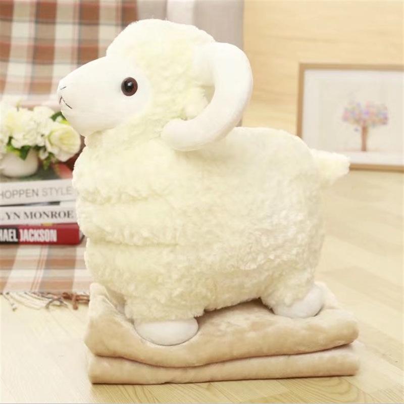 Creative Cartoon Colorful Lamb Doll Plush Toy For A Little Friend'S Birthday Gift To Soothe The Doll Doll