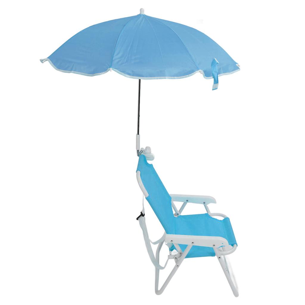 Children Beach Chair Folding Portable Camping Chairs Outdoor Lawn Sand Chair with Umbrella for Picnics Vacations Parties