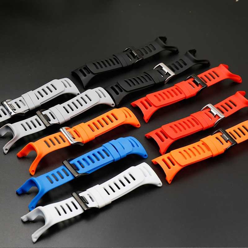 Suunto Ambit Series Peak Outdoor Silicone Rubber Watch Strap for Men