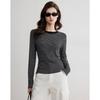 Women's Striped Round Neck Long Sleeve T-Shirt